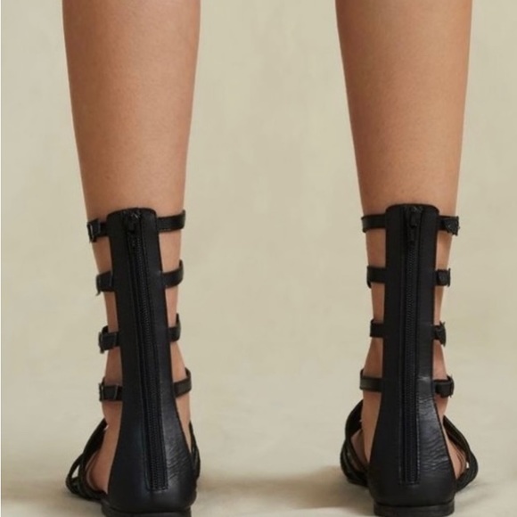 Jeffrey Campbell | TOP-2 black leather gladiator sandal (like new) - Picture 3 of 14